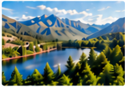 Paisaje sostenible de montaña